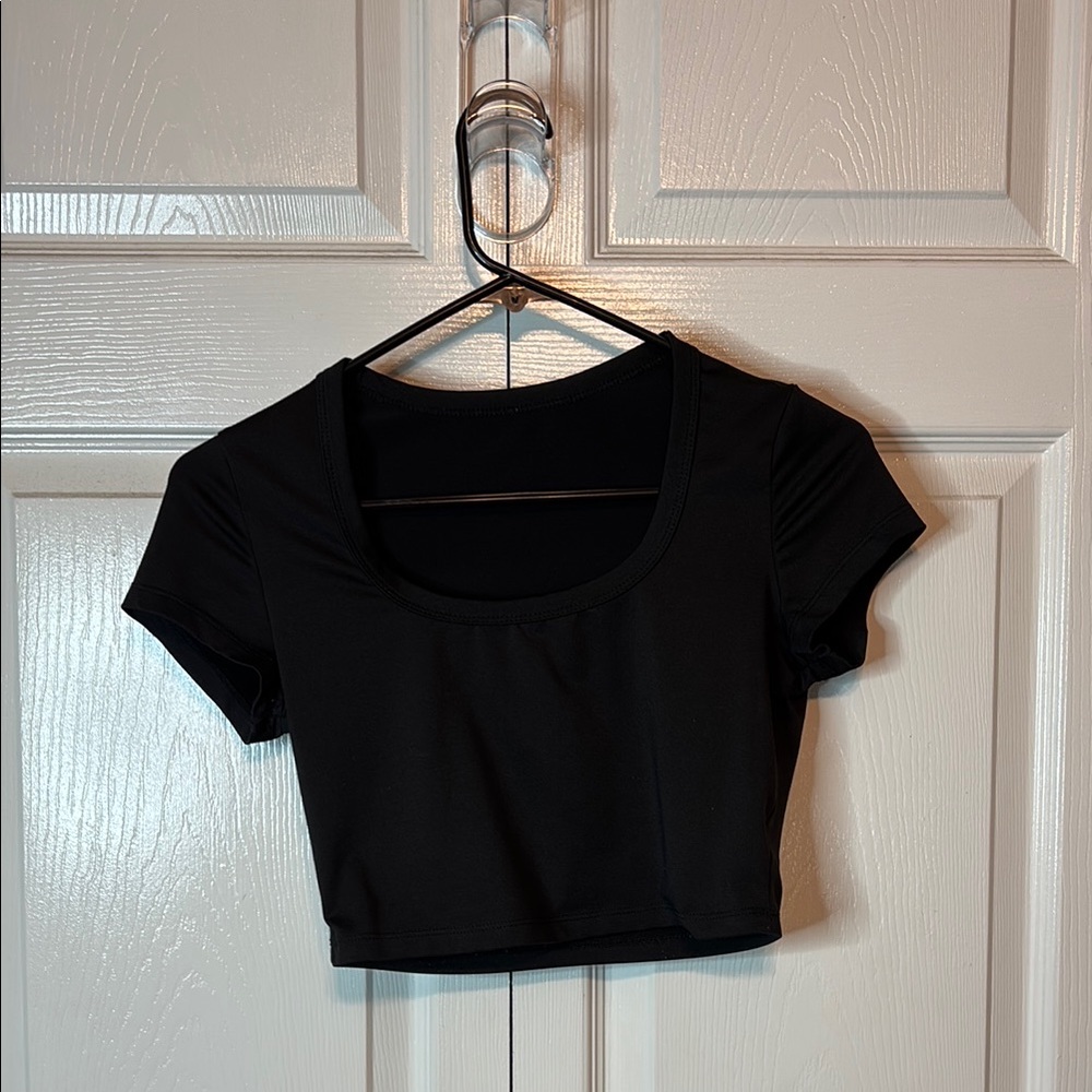 Black Crop Top